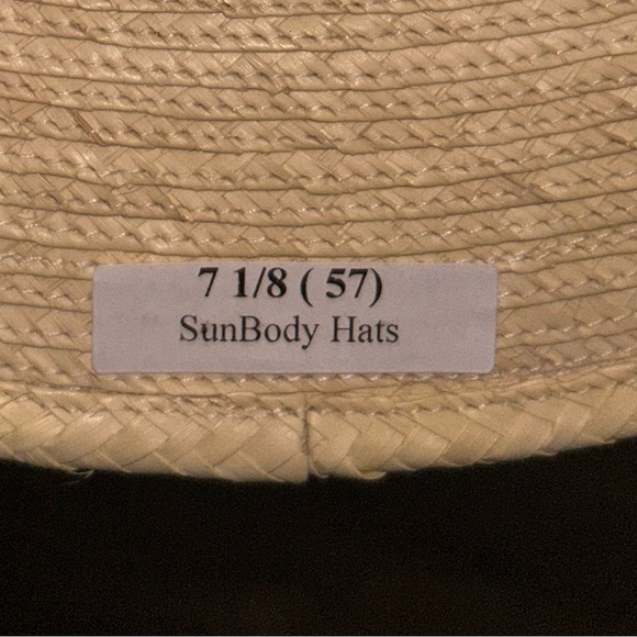 SunBody Cowboy hat Palm Leaf 5” brim - NEVER WORN - Picture 4 of 6